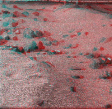 Sztereo felvétel a Mars-kertről